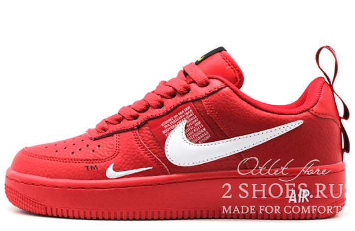 Af1 utility low red best sale